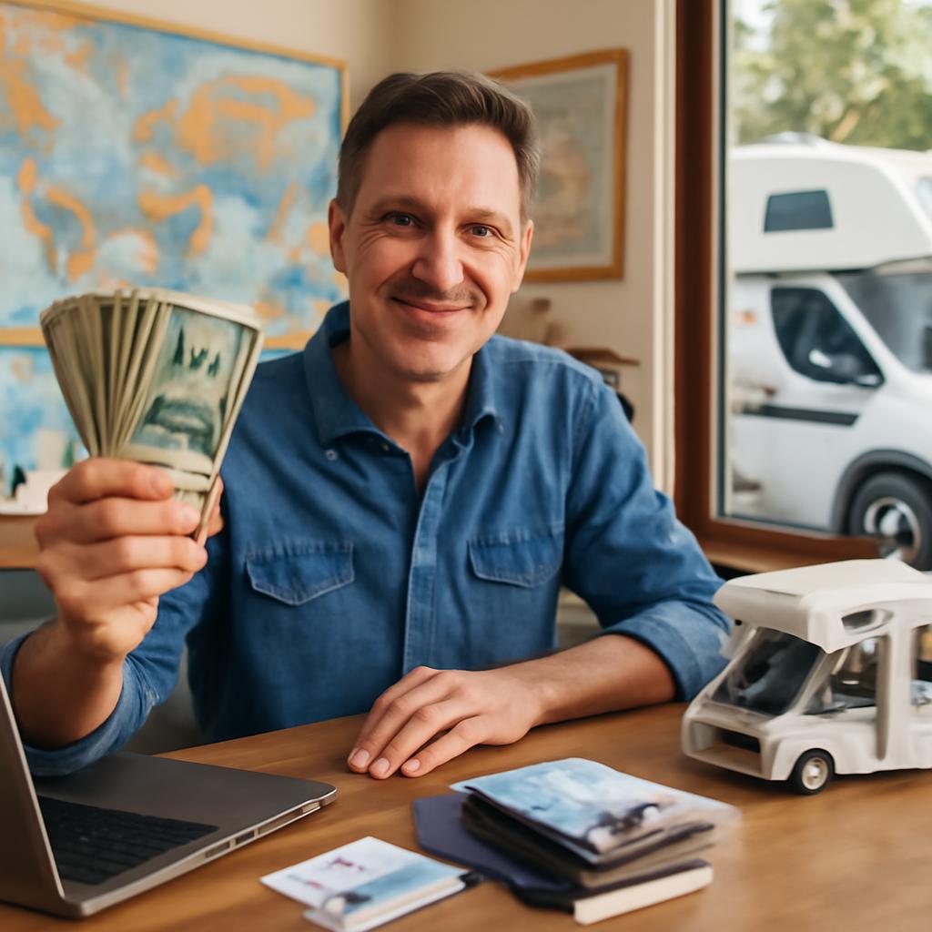 vender milhas para aluguel de motorhome